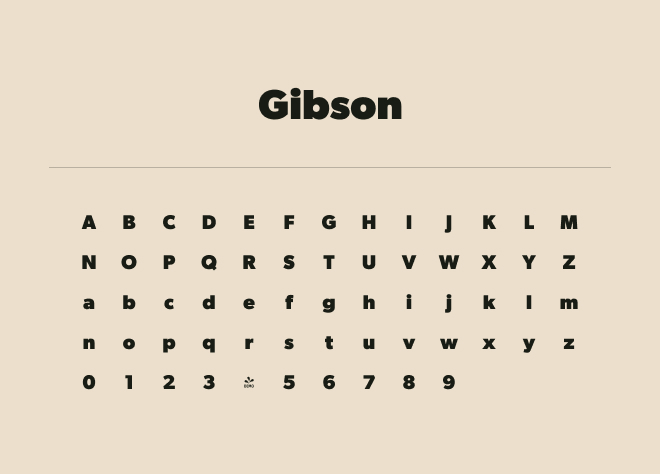 Gibson Font