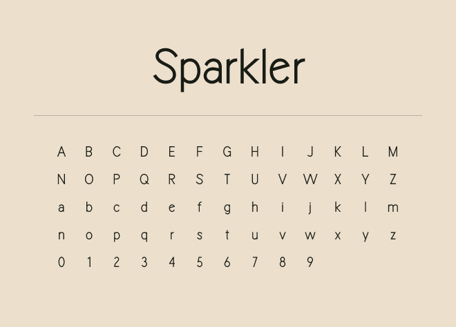 Sparkler Font