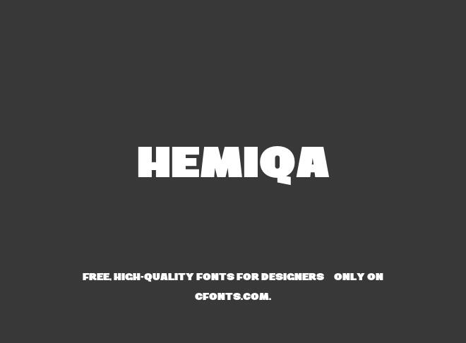 Hemiqa Font